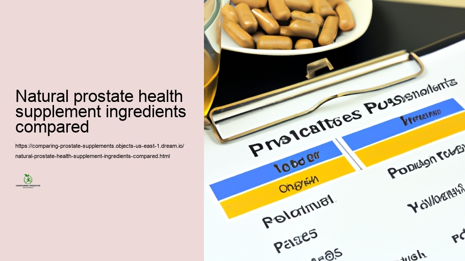 Safety and security Profiles and Adverse Results of Different Prostate Supplements