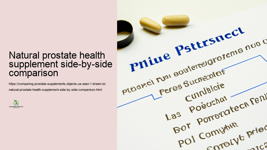 Safety And Protection Accounts and Side Effects of Different Prostate Supplements
