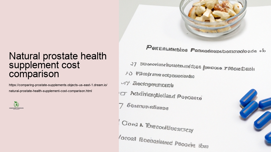 Protection Accounts and Adverse Impacts of Various Prostate Supplements