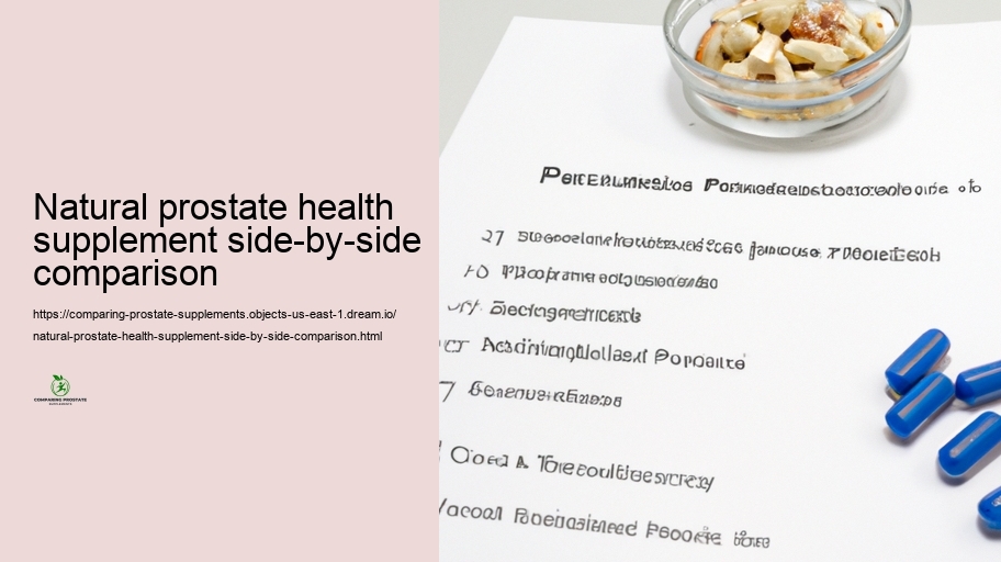 Client Assessments and Testimonies: User Experiences with Prostate Supplements