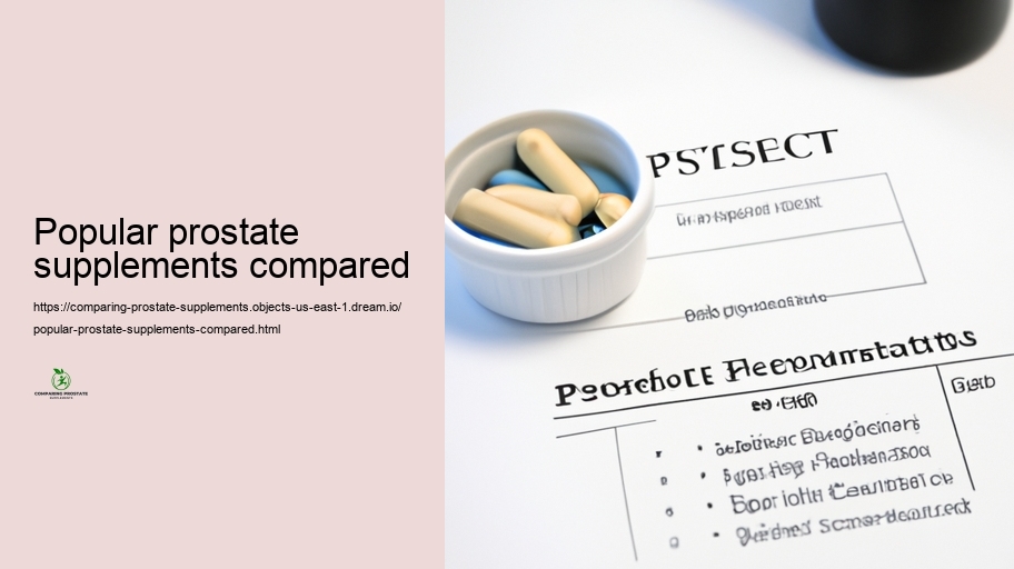 Performance Comparison: Which Prostate Supplements Job Finest?