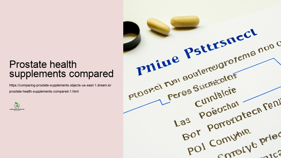 Effectiveness Comparison: Which Prostate Supplements Job Suitable?