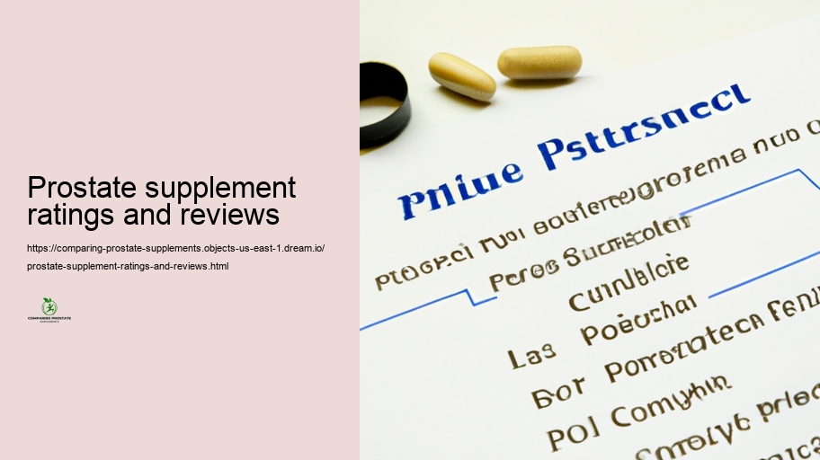 Consumer Evaluations and Statements: Individual Experiences with Prostate Supplements