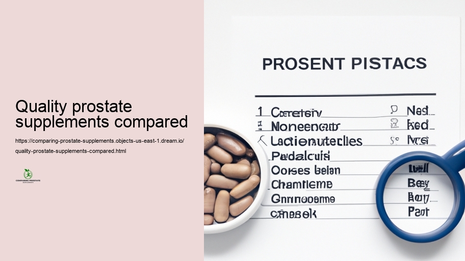 Performance Contrast: Which Prostate Supplements Task Perfect?